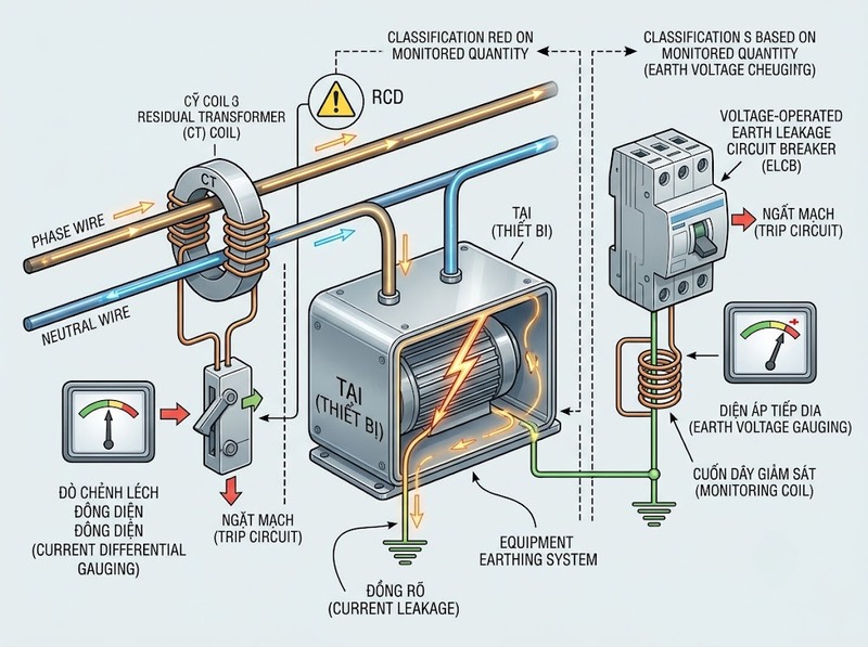 ELCB có phải là một loại RCD không?